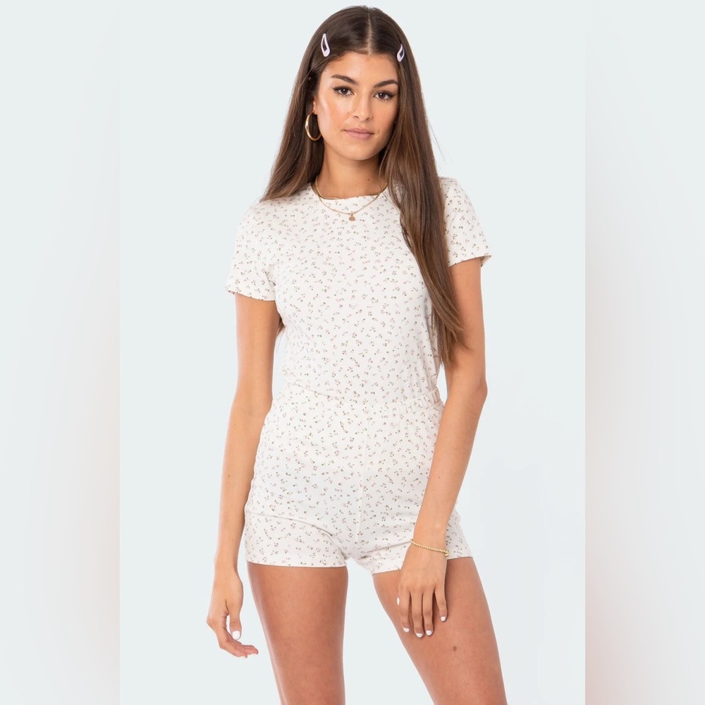 edikted floral tshirt top